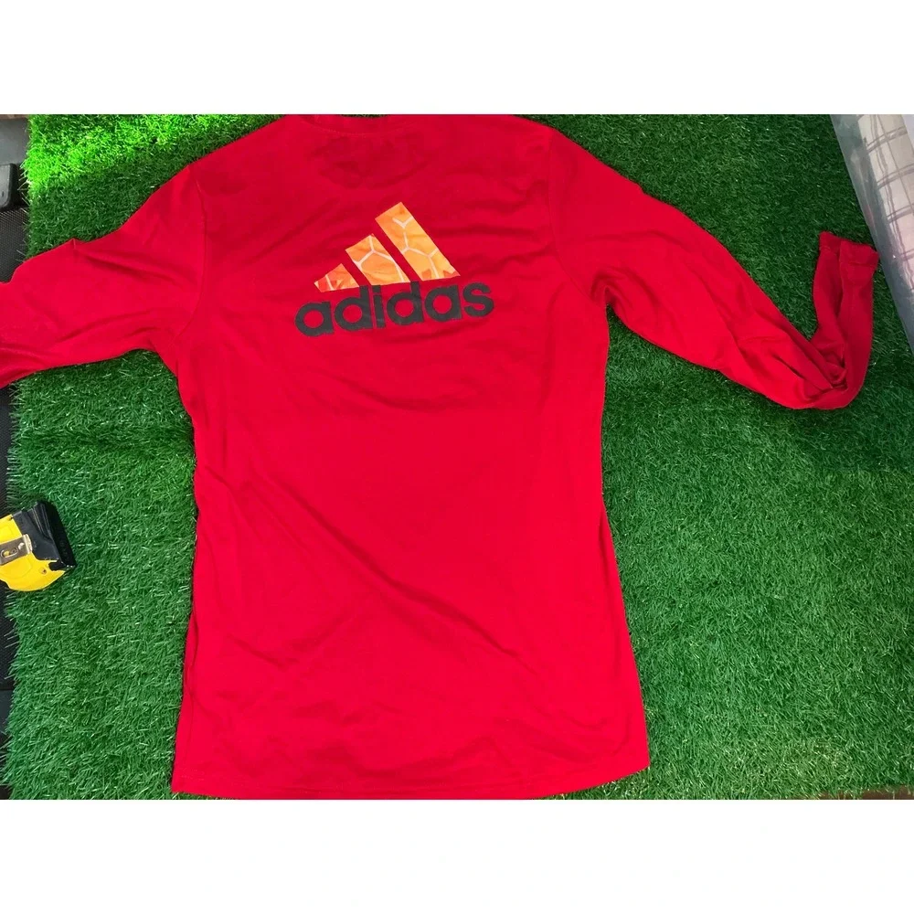 Adidas New York Red Bulls MLS AEROREADY Long Sleeve Shirt Red Mens Small